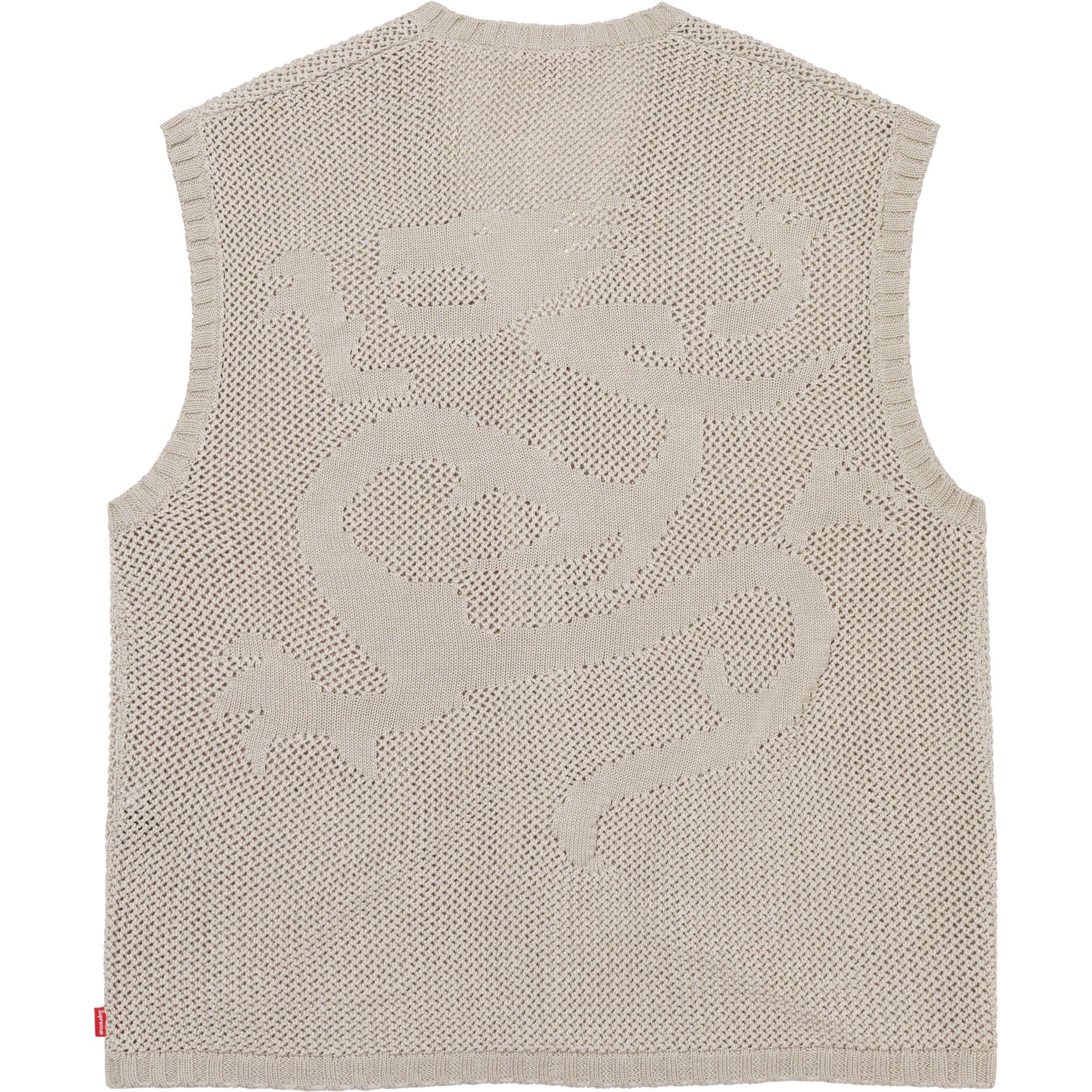 Dragon Zip Up Sweater Vest view 7